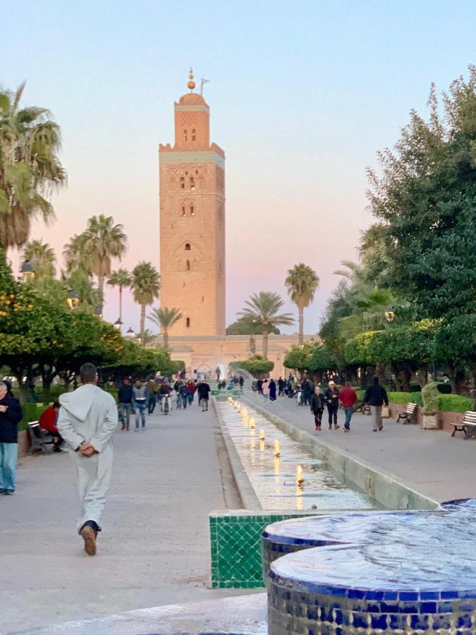 Authentic Moroccan Charm Apartment In Marrakech Terrace Marrakesh Exterior foto