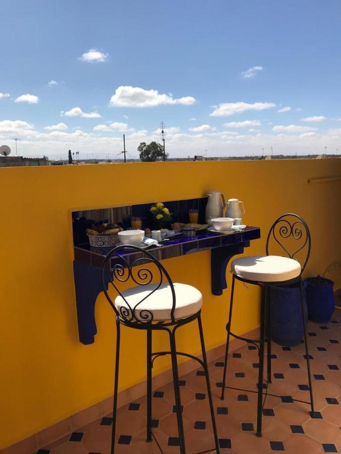 Authentic Moroccan Charm Apartment In Marrakech Terrace Marrakesh Exterior foto
